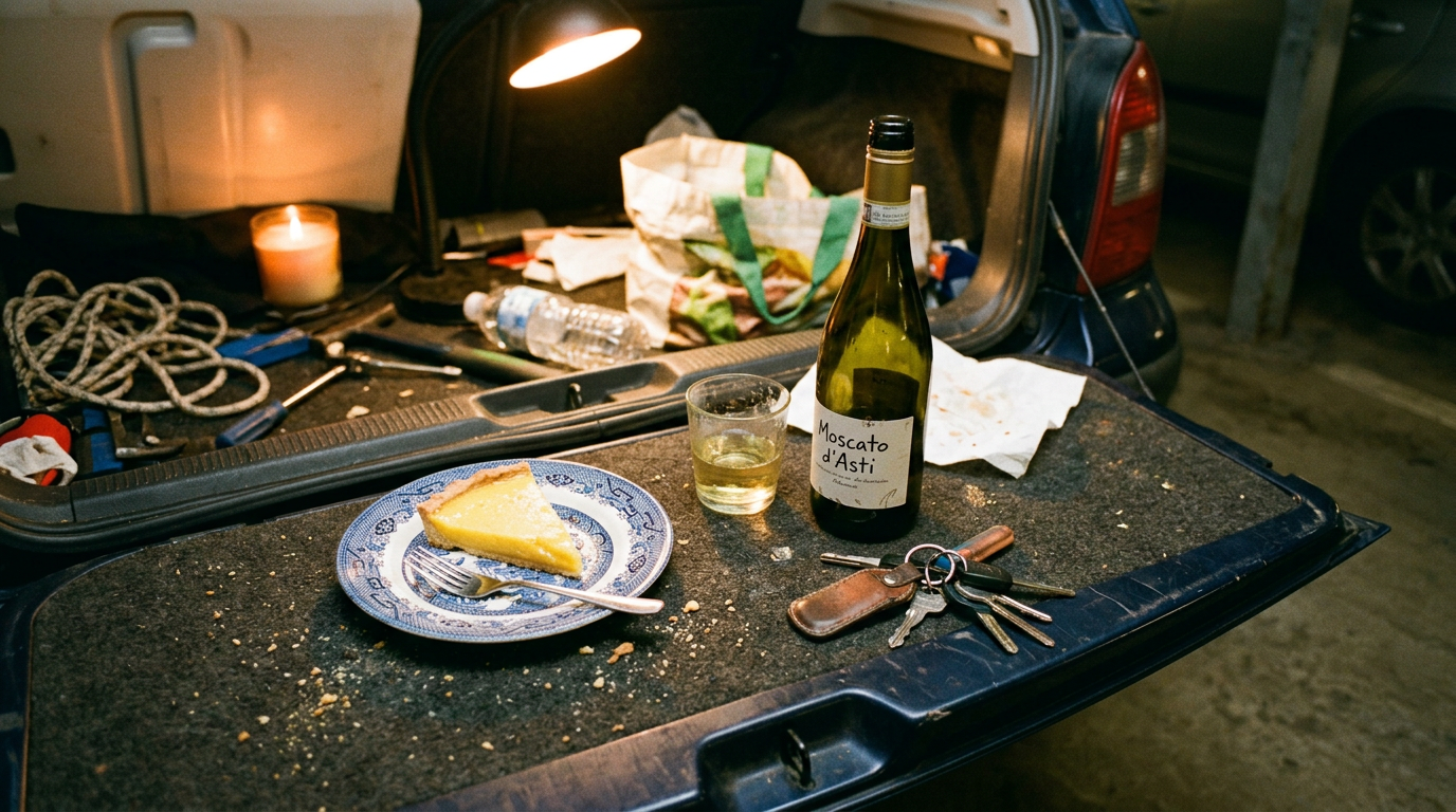 Lemon tart + Moscato d'Asti