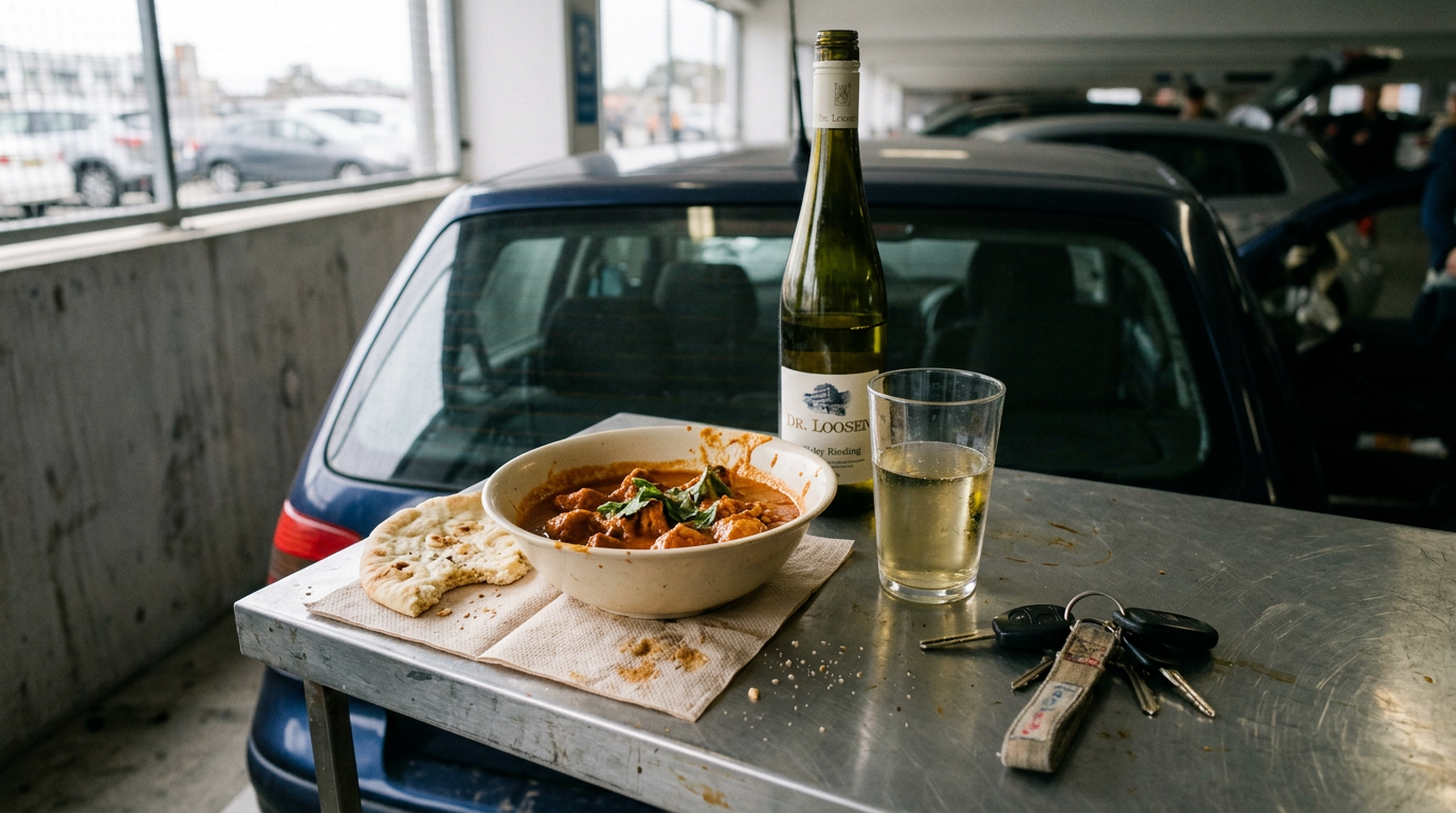 Butter chicken + Off-dry riesling